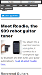 Mobile Screenshot of guitarhive.com