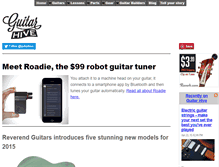 Tablet Screenshot of guitarhive.com
